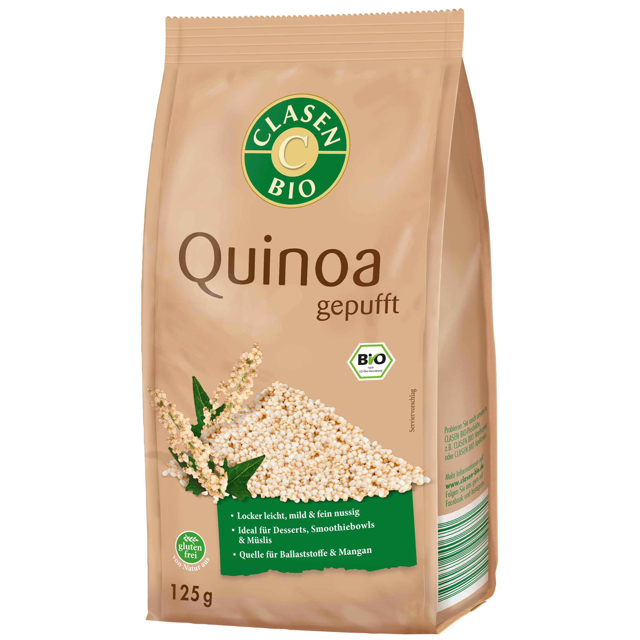 Quinoa gepufft